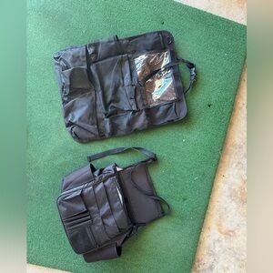 Car seat storage accessories